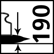 Max. Capacity at 190 mm